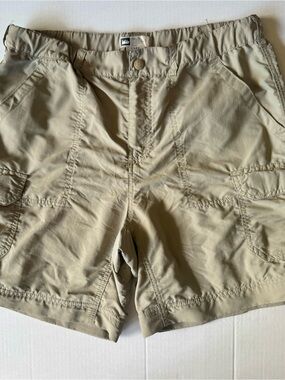 REI‎ Women's Khaki Cargo Shorts with Elastic Waist